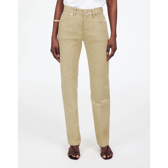 Madewell‎ The Dean Easy Straight Jean in Vintage Khaki Size 28 - Picture 1 of 15